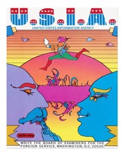 Lebendige Retro-Psychedelische