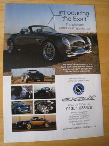 Exalt sebring handgefertigter - sebring,