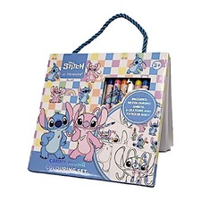 Disney Stitch Activity Set 40 Malblätter 6 Buntstifte & 1 Stickerbogen