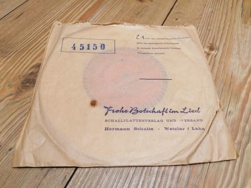 Flexi disc schallfolie frohe - -,