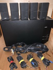 Bose Acoustimass 15 Heimkinosystem Aktiv Subwoofer 5 x Doppel Cubes Satelliten 