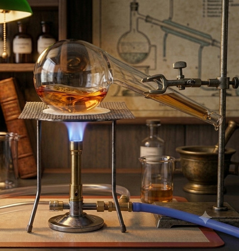 Altes horn glas - glas, labor