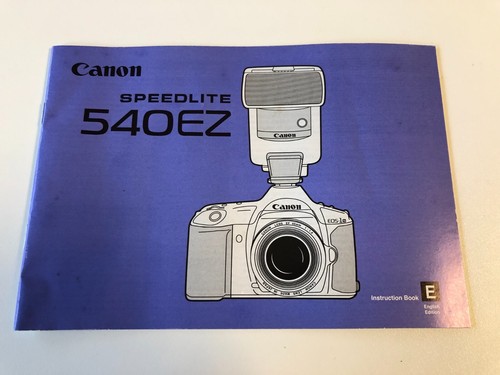 Canon speedlite 540ez - canon,