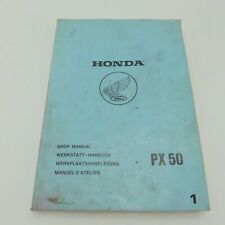 original Honda PX 50 Werkstatthandbuch Reparaturanleitung manual A3022