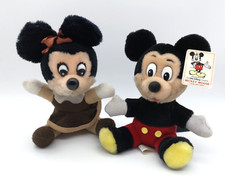 Mickey Maus und Mini Maus Plüsch Stofftier · Disney · Vintage Sammler 60er