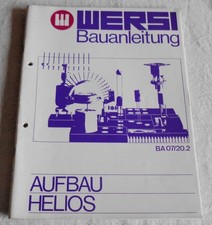 Wersi Bauanleitung HELIOS  BA 07/20.2,  gebraucht