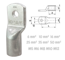 KLAUKE Rohrkabelschuhe CU Typ