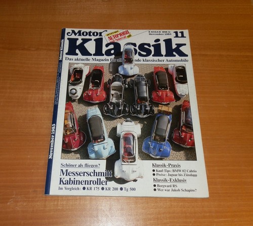 Motor klassik 1985 - motor, 11/1985