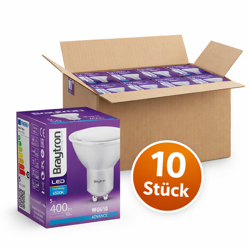 10x led gu10 - gu10, 5w