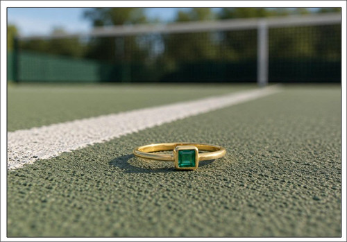 Smaragd ring gelbgold - smaragd-ring,
