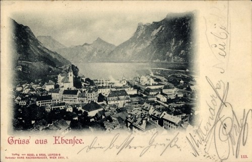 Ebensee oberösterreich - ak, in