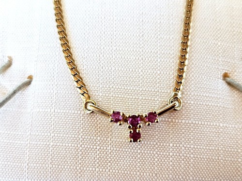 Rubincollier goldkollier mit - goldkollier,