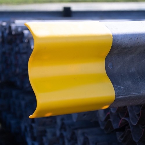 Armco barrier gelb - gelb, endhülse