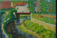 Schönes Gemälde Antik Jean