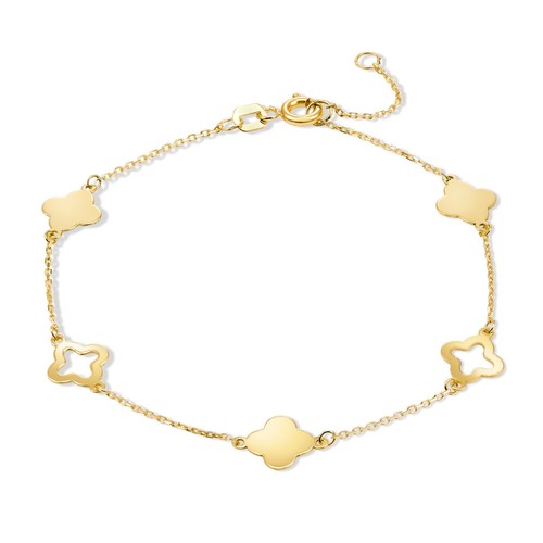 Bracelet shamrock 333 gold - shamrock,