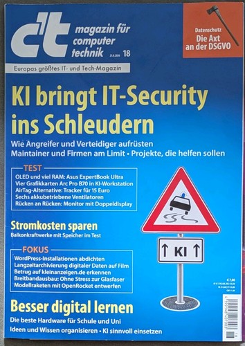 Zeitschrift t magazin - c't,