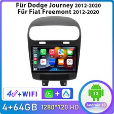 Android 13 64G Für 2012-2020 Dodge Journey Fiat Freemont Autoradio Navi CarPlay 