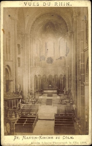 Foto köln rhein 1880 - am,