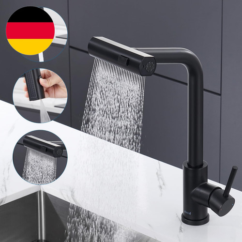 Wasserhahn küche schwarz - wasserhahn,