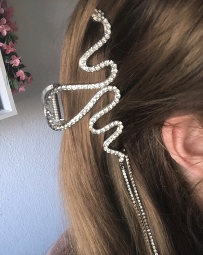 Haarspange mit strass - haarspange,