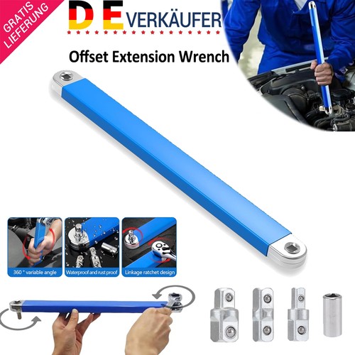 Offset extension wrench - wrench, set
