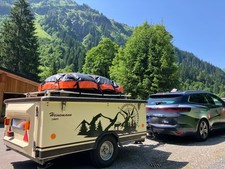 Camping Wagen Zeltcaravan Wohnanhänger Klappzeltcaravan Heinemann Variomatik 572