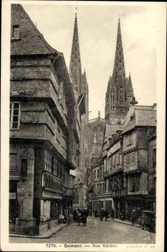 Alte ansichtskarten quimper - 9,