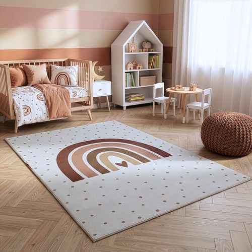 Kinderteppich regenbogen - kinderteppich,