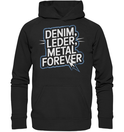 Heavy metal denim leder - metal, –
