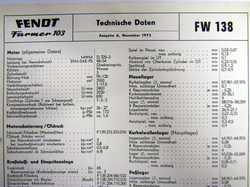 Fendt farmer 103 fw138 - fendt,