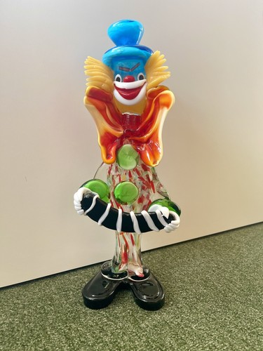 Murano glas clown - murano,