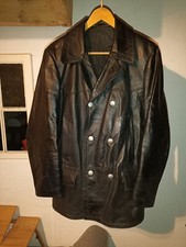 Lederjacke Polizei Zweireiher sehr guter Zusatnd