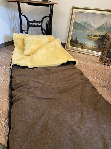 Schlafsack lammfell weich - lammfell,