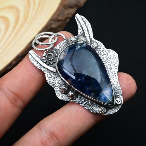 Sodalith edelstein handmade - sodalith,