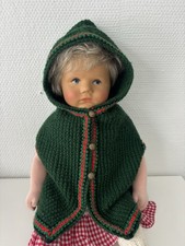 Strick-Poncho mit Kapuze paßt