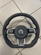 Volkswagen Golf 7 7.5  R Line Spot Lenkrad Leder Airbag Grau Naht Komplett 