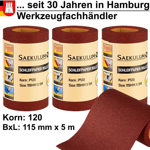 Schleifpapier rolle - 3x,