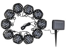 Livarno home Solar-Lichterkette Leuchtkette Solarkette Gitteroptik *besch. VP