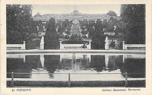Potsdam schloß sanssoucci - potsdam, ak