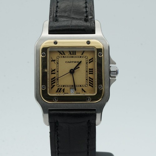 Cartier santos caree quartz - cartier,