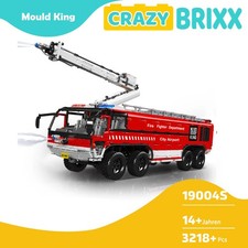 Mould King 19004S Löschwagen Flughafen Feuerwehr Airport Rescue Truck Technik RC