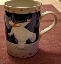 Design House Tasse Eisbär auf Schlittschuhen Weihnachten
