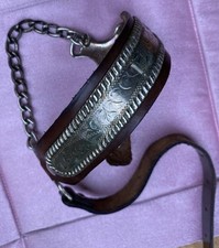 Western Sporen Cowboy Vintage Folklore Stiefelschmuck braun silbern Einzelstück