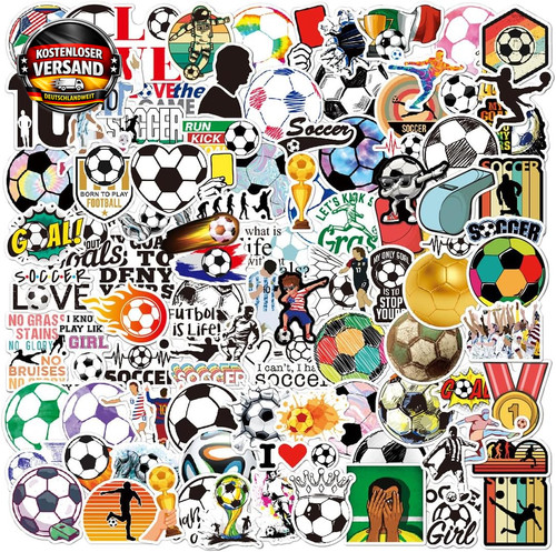 Fußball aufkleber set - fußball,