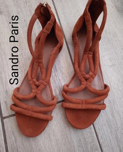 Women sandro paris heels - sandro, brown