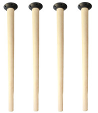 4x Tischbein Buche Holz