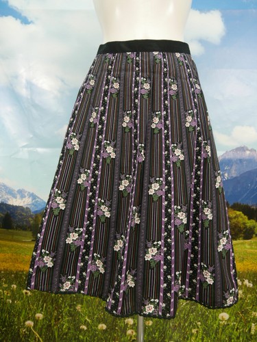 Trachtenrock schwarz mit