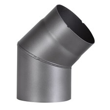 Rohrbogen ø150 45° 2 mm, starr dunkelgr. dunkelgrau FIREFIX 2,00 mm