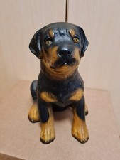 Rottweiler Rotti Deko Tier Figur sitzend gebraucht