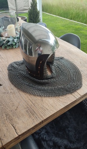 Helm beckenhaube mit - helm,,